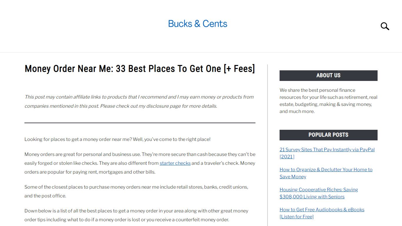 Money Order Near Me: 33 Best Places To Get One [+ Fees]